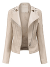 <tc>Giacca in similpelle Preslea beige</tc>
