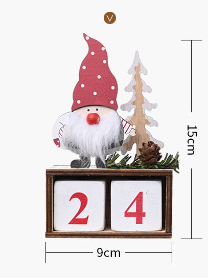 Calendario natalizio in legno GIMMY