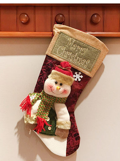 Calzini per regali di decorazioni natalizie FARGY rosso 2