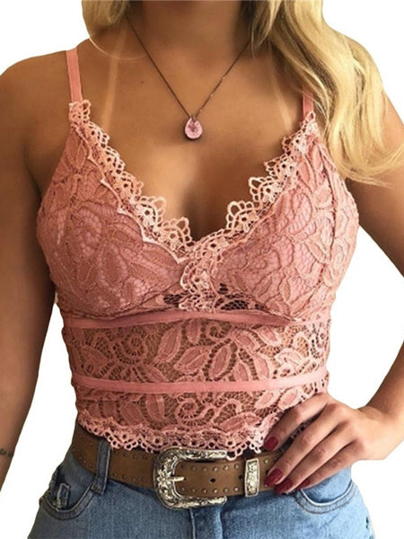 BRALETTE IN PIZZO BETHANIA rosa