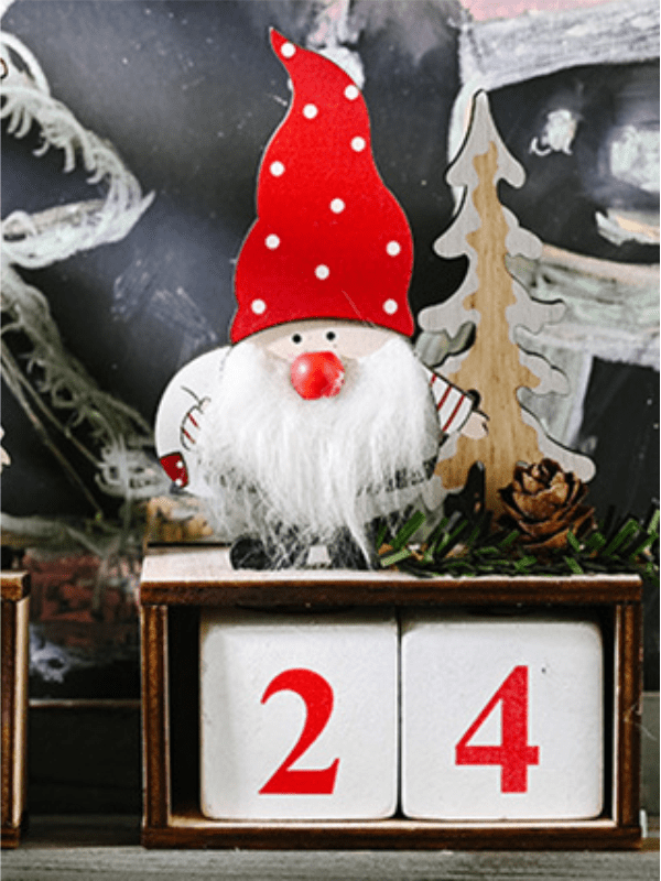 Calendario natalizio in legno GIMMY