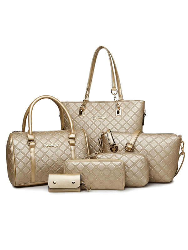 SET BORSA 6 PZ MARCILE beige