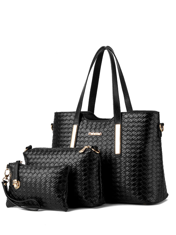 SET BORSA 3 PEZZI DERVLA nero