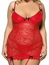 COMPLETO INTIMO JAYLYN rosso