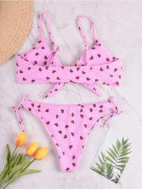 COSTUME DA BAGNO DUE PEZZI IHINA rosa