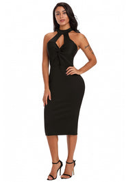 ELEGANTE ABITO MIDI GITTA nero