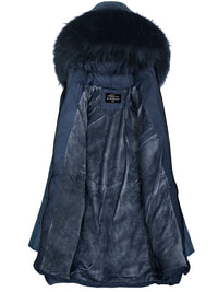 <tc>Giacca invernale taglie forti Cambree blu</tc>