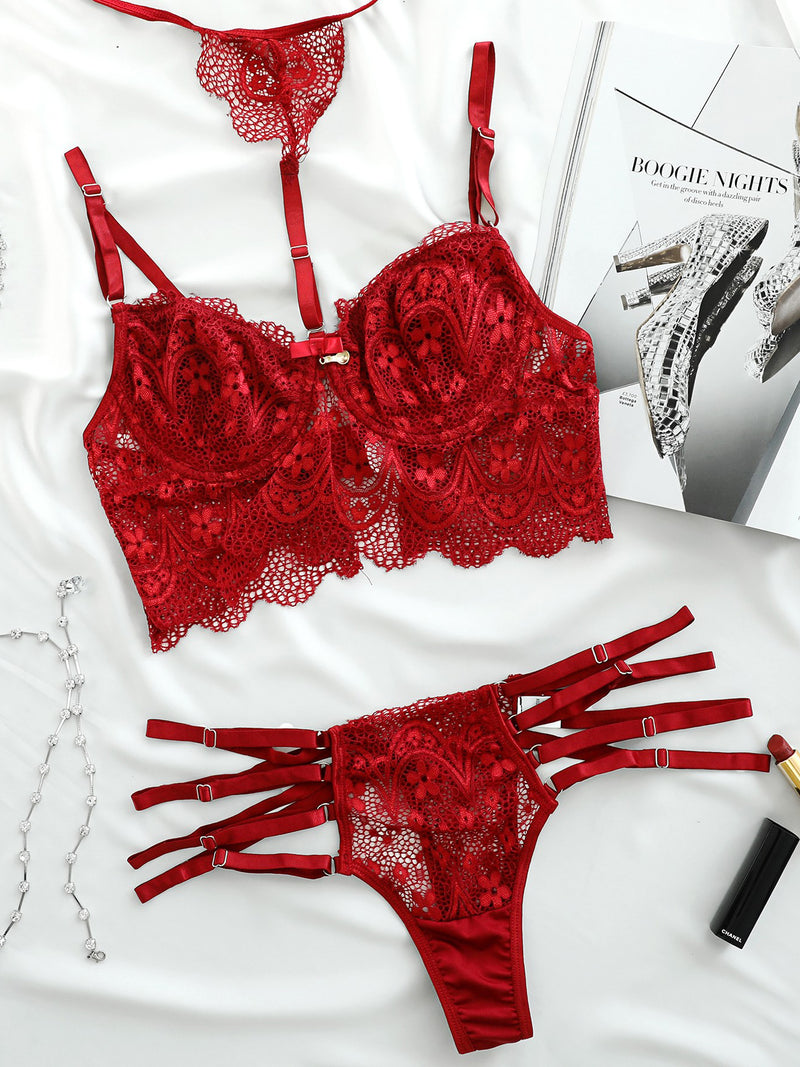 COMPLETO INTIMO CANNADAY rosso