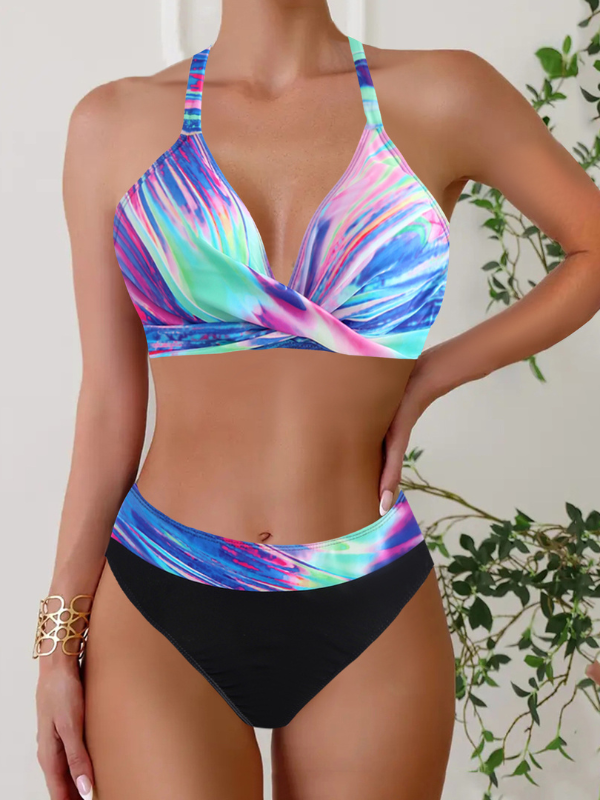 Bikini Bolina Black e Multicolor