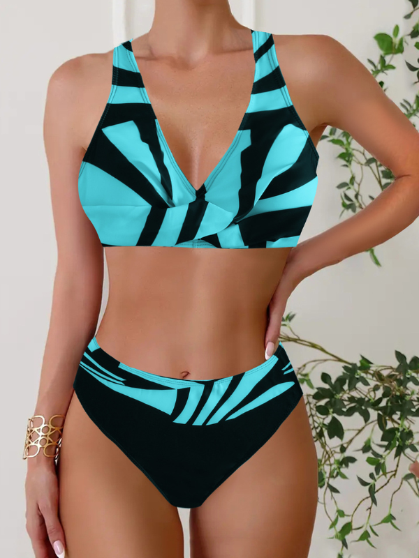 Bikini Dolina Nero e Blu