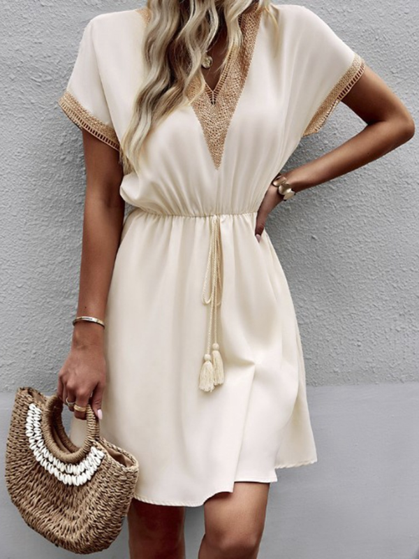 SUMMER DRESS QORA white