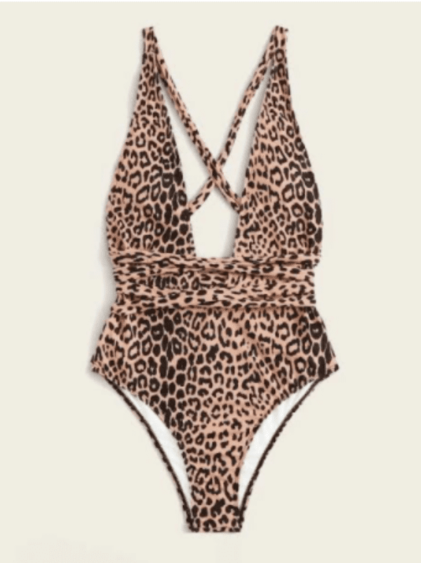 MONOKINI CORNIOLA leopardato