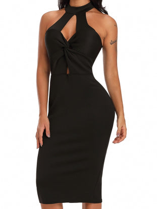 ELEGANTE ABITO MIDI GITTA nero