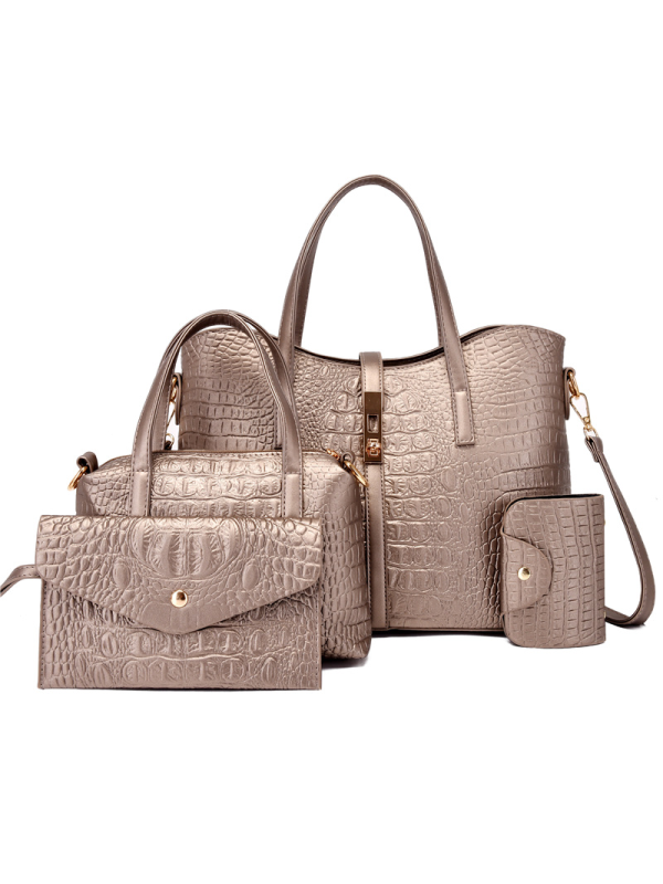 SET BORSA 4 PEZZI EVETT beige