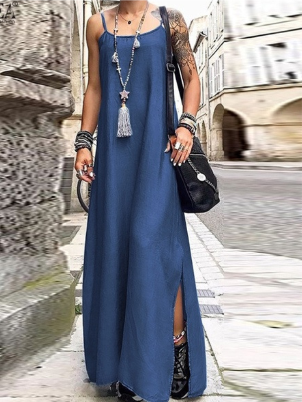 MAXI ABITO ELEONOR blu scuro