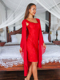 ABITO ELEGANTE STOCKARD rosso