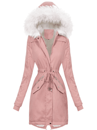 GIACCA PARKA TIANE rosa