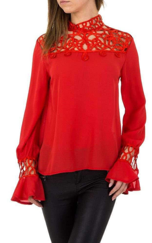 BLUSA NICOLETTE rossa