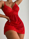 COMPLETO INTIMO DULCINEA rosso