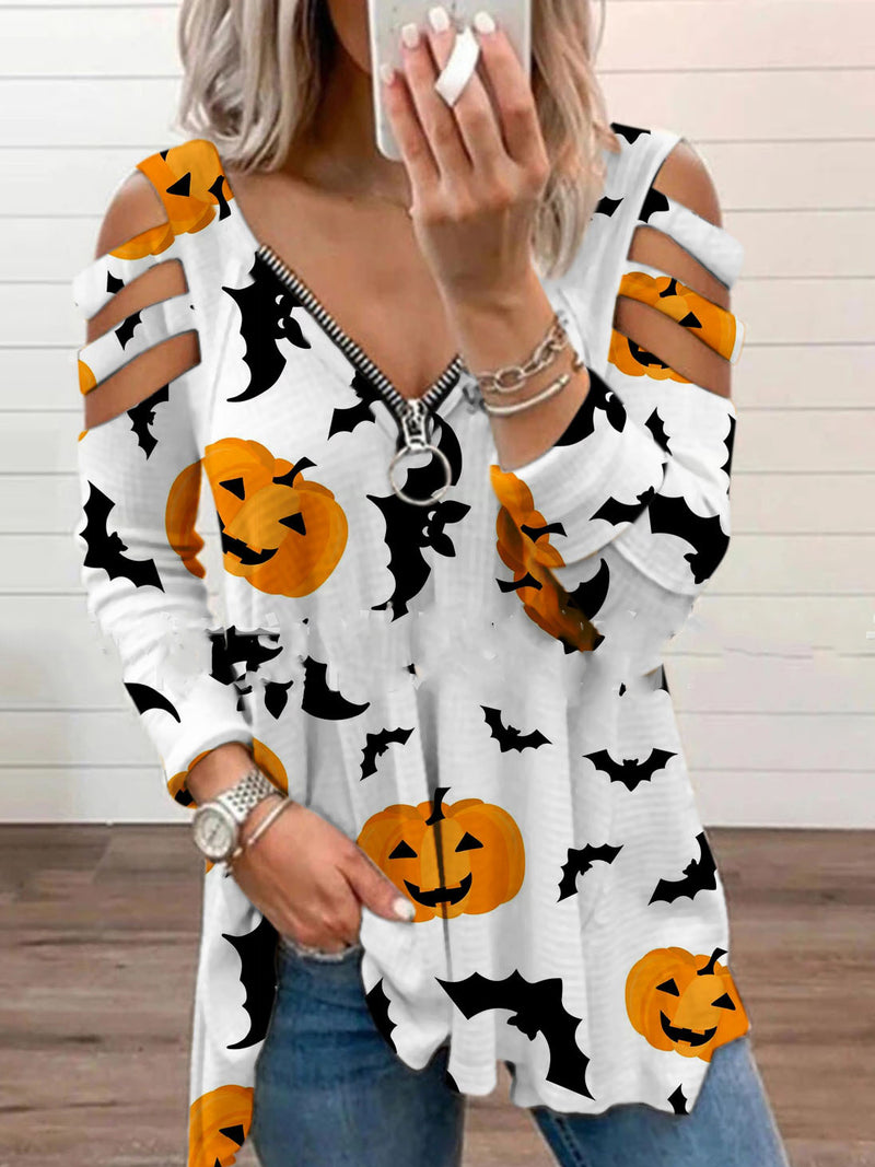 CAMICIA HALLOWEEN JACENDA bianca