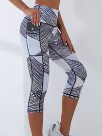 LEGGINGS CAPRI SIOLA bianco e nero