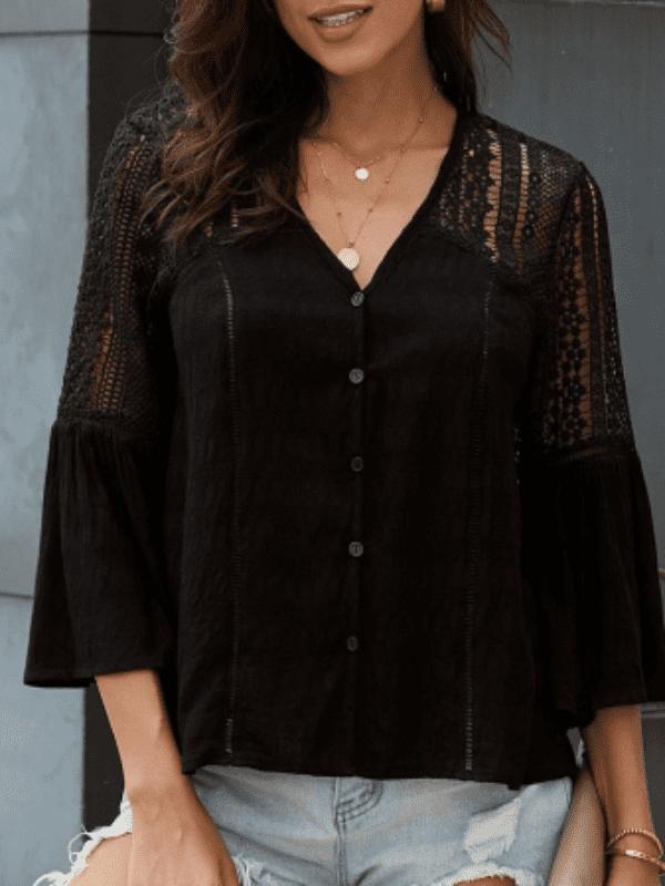 BLUSA DENTYIA nera