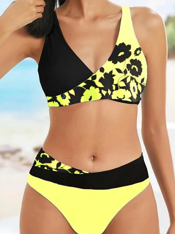 BIKINI SHIRELY giallo e nero