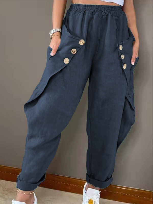 PANTALONE TABITA blu scuro