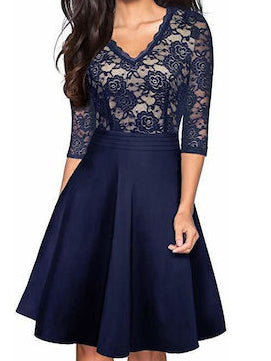 ABITO ELEGANTE JUSTAH blu