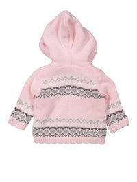 CARDIGAN ESTERNO NEONATO ANIKA rosa